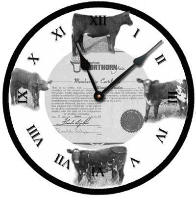 Custom Cow Clock